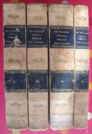 Oeuvres De Ch. Rollin. Traité Des études En 4 Tomes. Garez Thomine Fortic, Paris 1820 - 1801-1900