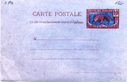 CONGO FRANCAIS-Entier - Carte Postale. - Briefe U. Dokumente