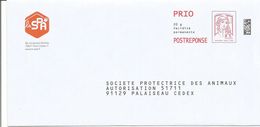 POSTREPONSE PRIO " SOCIETE PROTECTRICE DES ANIMAUX - SPA " Neuf ( Marianne 20g Ciappa 115560 ) - Prêts-à-poster: Réponse /Ciappa-Kavena