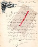 75- PARIS- RARE LETTRE MANUSCRITE SIGNEE MONNIER- GRAVURE LITHOGRAPHIE-167 RUE MICHEL BIZOT-1904 GRAVEUR LITHOGRAPHE - Imprenta & Papelería