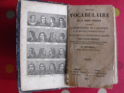 Nouveau Vocabulaire De La Langue Française. Sauger-Préneuf, Détournel. 1860. Ardant Frères Limoges - 1801-1900