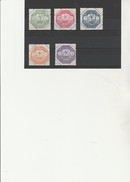 THESSALIE - TIMBRES N° 1 A 5 OBLITERES EMIS PAR LA TURQUIE EN 1898 - COTE: 50 € - Andere & Zonder Classificatie