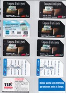 Italy, 10 Different Cards Number 21, Credit Cards, 2 Scans. - [4] Colecciones