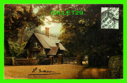LEICESTER, UK - BEAUMANOR LODGE, WOODHOUSE - TRAVEL IN 1910 - T. E. S. L. SERIES - - Leicester