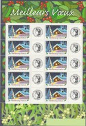 TIMBRES NEUFS  MEILLEURS VOEUX   AVEC VIGNETTE PERSONALISEE N° 3533A - Other & Unclassified
