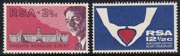 South Africa RSA - 1969 - 1st Heart Transplant Operation, 47th South African Medical Congress - Unused Stamps