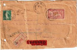 Frankrijk Brief Letter Feb 1916  Registered From France To Londen - Andere & Zonder Classificatie