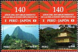Peru 2013 ** 140 Años Relaciones Diplomaticas Con Japon. See Description. - Peru