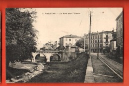 MIQ-22  Oullins  Le POnt Avec L'Yzeron. Circulé Sous Enveloppe En 1921 - Oullins