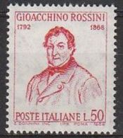 1968 - GIOACCHINO ROSSINI - Nuova - 1961-70: Mint/hinged
