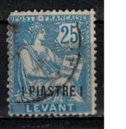LEVANT                 N°  YVERT        17    ( 6 )       OBLITERE       ( O   2/07 ) - Used Stamps
