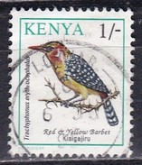 Kenia, 1993 - 1sh Red And Yellow Barbet - Nr.597 Usato° - Moineaux