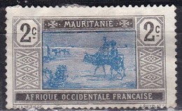 Mauritania, 1913/1938 - 2c Crossing Desert - Nr.19 Usato° - Oblitérés