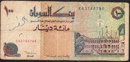 SUDAN P56b 100 DINARS 1994  #K     FINE Writings - Sudan