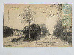 C.P.A. 82 VILLEBRUMIER : Arrivée De Montauban, En 1905 - Villebrumier