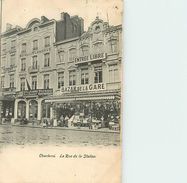 PIE 17-FL-8025 :  CHARLEROI  RUE DE LA STATION  LE BAZAR DE LA GARE  ET HOTEL FLANDRES - Charleroi