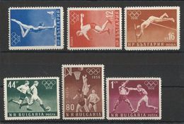 BULGARIA 1956 - OLYMPICS MELBOURNE 56 - FOOTBALL  - YVERT Nº 867-972** - Unused Stamps