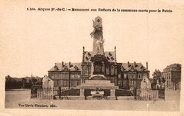 Delcampe - 62 AYRE-SUR-LA-LYS MONUMENT AUX ENFANTS DE LA COMMUNE MORTS POUR LA PATRIE - Arques