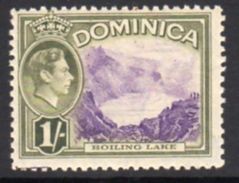 Dominica 1938-47 GVI 1/- Pictorial Definitive, Hinged Mint, SG 106 - Dominica (...-1978)