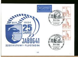 GERMANIA - HUSUM - FLUGTAG 84 - JABOG41 - Private Covers - Mint