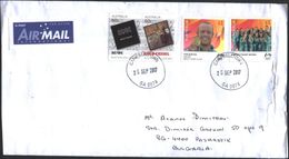 Mailed Cover With Stamps Sport Olympic Games Medals  2016, Music  From  Australia - Storia Postale