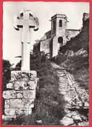 CPSM- 84 - OPPEDE-LE-VIEUX- Ann.50- ÉGLISE - Voie Romaine Et Croix Forme Malte _ 2 Scanns - Oppede Le Vieux