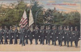 TH1895  --   UNITED STATES  /  POLICE DEPARTMENT ON PARADE --   1915 - Police - Gendarmerie