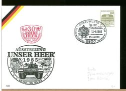 GERMANIA - Intero Postale Ganzsachen - DONAUWURTH - PANZER ARTILLERIE Bataillon 305 - Enveloppes Privées - Neuves