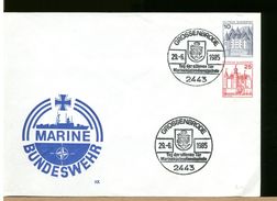 GERMANIA - Intero Postale Ganzsachen - GROSSENBRODE - MARINE SCHULE - 1985 - Enveloppes Privées - Neuves