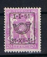 Belgie OCB PRE 611 (0) - Typo Precancels 1936-51 (Small Seal Of The State)