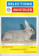 SELECTIONS AVICOLES AVICULTURE COLOMBICULTURE CUNICULTURE  MARS 1998  No 368 - Animaux