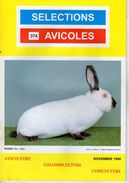 SELECTIONS AVICOLES AVICULTURE COLOMBICULTURE CUNICULTURE NOVEMBRE 1998  No 374 - Animaux