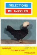 SELECTIONS AVICOLES AVICULTURE COLOMBICULTURE CUNICULTURE JUILLET-AOUT  2005  No 441 - Animaux