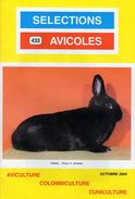 SELECTIONS AVICOLES AVICULTURE COLOMBICULTURE CUNICULTURE  OCTOBRE 2004  No 433 - Animales