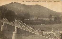 30  ALAIS  PASSERELLE DU FOIRAIL ET MONT ST GERMAIN - Alès