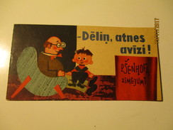 LATVIA , RIGA 1964 , COMICS POLICE TRAFFIC SAFETY , DOG DACHSHUND ,  BY ARTIST SENHOFS   , O - Comics & Mangas (other Languages)