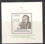 Ruanda1968:Block 14A Mnh** MARTIN LUTHER KING - Martin Luther King