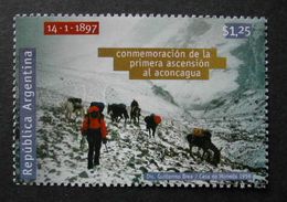 ARGENTINA 1998 - MONTAÑISMO - 100 AÑOS DE LA PRIMERA ASCENSION AL ACONCAGUA - YVERT Nº 2009** - Nuevos