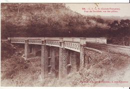 Cpa Guinée Pont De Donkhéa - Guinea Francese