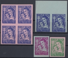 VI-242 CUBA CINDERELLA. 1955. CONSEJO TUBERCULOSOS MEDICINA MEDICINE PROOF PAPER LOT. - Charity Issues