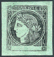 ARGENTINA: GJ.5, 1865 Blue-green, Mint Original Gum (+50%), With A Not Very Notab - Corrientes (1856-1880)