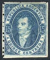 ARGENTINA: GJ.24, 15c. Semi-clear Impression, Mint Part Original Gum (+200%), Exc - Oblitérés