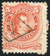 ARGENTINA: GJ.38, With The Very Rare "carteria" Cancel "A In Rhombus", Very - Autres & Non Classés