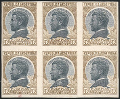 ARGENTINA: GJ.456, 1918 Centenary Of Dr. Juan Pujol, TRIAL COLOR PROOF  Printed O - Autres & Non Classés