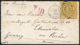 AUSTRALIA: Cover Sent From NEWCASTLE To Germany On 22/DE/1879, Franked With 8p. - Lettres & Documents