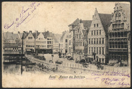 BELGIUM: GAND: Maison Des Bateliers, Sent To Montevideo (Uruguay) On 3/JUN/1906, - Autres & Non Classés