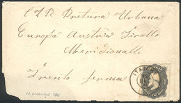 BRAZIL: 12/DE/1881 ITAJAHY - Austria: Cover Franked By Sc.59 (1866 200Rs. Black) - Autres & Non Classés