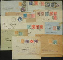 BRAZIL: 11 Covers Posted Between 1914 And 1937, With Nice And Interesting Postage - Autres & Non Classés