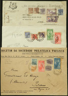 BRAZIL: 3 Registered Covers Sent From Sao Paulo To Germany Between 1934 And 1936, - Autres & Non Classés