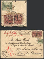 CHINA: Registered Cover Sent From Shanghai To Rio De Janeiro (Brazil) In NO/1929 - Autres & Non Classés